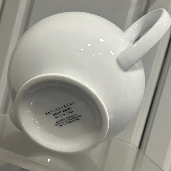 Pottery Barn White Teapot - Picture 11 of 13